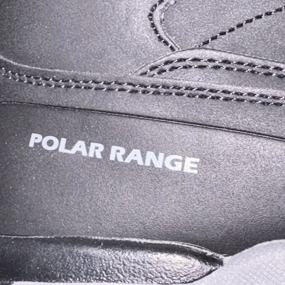 Polar Range Vulcan Men's Lace-Up Boots Size 11‎ Black Rugged Outdoor Style NWOB